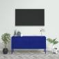 Preview: ARDEBO.de - TV-Schrank Marineblau 105x35x50 cm Stahl    