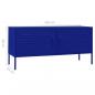 Preview: TV-Schrank Marineblau 105x35x50 cm Stahl    