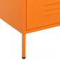 Preview: Kommode Orange 80x35x101,5 cm Stahl  