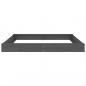 Preview: Sandkasten mit Sitzen Grau Quadratisch Massivholz Kiefer