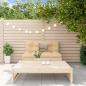 Preview: ARDEBO.de - 2-tlg. Garten-Lounge-Set Massivholz Kiefer