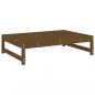 Preview: 4-tlg. Garten-Lounge-Set Honigbraun Massivholz Kiefer