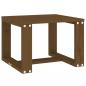 Preview: Garten-Beistelltisch Honigbraun 40x38x28,5 cm Massivholz Kiefer