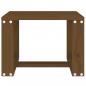 Preview: Garten-Beistelltisch Honigbraun 40x38x28,5 cm Massivholz Kiefer