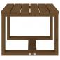 Preview: Garten-Beistelltisch Honigbraun 40x38x28,5 cm Massivholz Kiefer