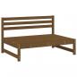 Preview: 6-tlg. Garten-Lounge-Set Honigbraun Massivholz Kiefer