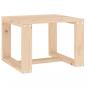 Preview: Garten-Beistelltisch 40x38x28,5 cm Massivholz Kiefer