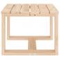 Preview: Garten-Beistelltisch 40x38x28,5 cm Massivholz Kiefer