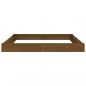 Preview: Sandkasten mit Sitzen Honigbraun Quadratisch Massivholz Kiefer