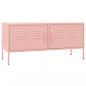 Preview: TV-Schrank Rosa 105x35x50 cm Stahl    