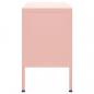 Preview: TV-Schrank Rosa 105x35x50 cm Stahl    