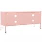 Preview: TV-Schrank Rosa 105x35x50 cm Stahl    