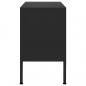 Preview: TV-Schrank Schwarz 105x35x50 cm Stahl    