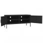 Preview: TV-Schrank Schwarz 105x35x50 cm Stahl    