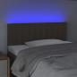 Preview: LED Kopfteil Taupe 100x5x78/88 cm Stoff