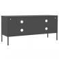 Preview: TV-Schrank Anthrazit 105x35x50 cm Stahl    