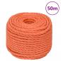 Preview: ARDEBO.de - Arbeitsseil Orange 10 mm 50 m Polypropylen