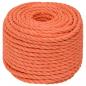 Preview: Arbeitsseil Orange 10 mm 50 m Polypropylen