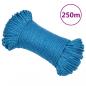 Preview: ARDEBO.de - Arbeitsseil Blau 3 mm 250 m Polypropylen