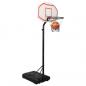 Preview: Basketballständer Weiß 237-307 cm Polyethylen