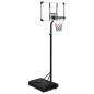 Preview: ARDEBO.de - Basketballständer Transparent 235-305 cm Polycarbonat