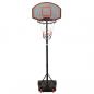 Preview: Basketballständer Schwarz 216-250 cm Polyethylen
