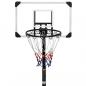 Preview: Basketballständer Transparent 216-250 cm Polycarbonat