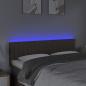 Preview: LED Kopfteil Taupe 144x5x78/88 cm Stoff