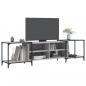 Preview: TV-Schrank Grau Sonoma 203x37x50 cm Holzwerkstoff