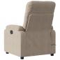 Preview: Massagesessel Taupe Mikrofasergewebe