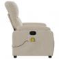 Preview: Massagesessel Beige Mikrofasergewebe