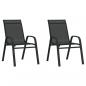 Preview: 3-tlg. Garten-Bistro-Set Schwarz