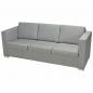 Preview: 3-Sitzer-Sofa Stoff Hellgrau