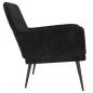 Preview: Sessel Schwarz 62x79x79 cm Samt