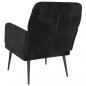 Preview: Sessel Schwarz 62x79x79 cm Samt