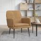 Preview: ARDEBO.de - Sessel Braun 62x79x79 cm Samt