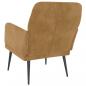 Preview: Sessel Braun 62x79x79 cm Samt