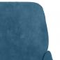 Preview: Sessel Blau 62x79x79 cm Samt