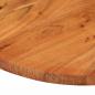 Preview: Tischplatte 110x40x3,8 cm Oval Massivholz Akazie