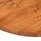 Preview: Tischplatte 90x40x3,8 cm Oval Massivholz Akazie