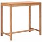 Preview: ARDEBO.de - Outdoor-Bartisch 110x60x105 Massivholz Teak