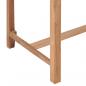 Preview: Outdoor-Bartisch 110x60x105 Massivholz Teak