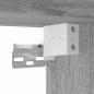 Preview: TV-Schrank mit LED-Leuchten Grau Sonoma 60x30x30 cm