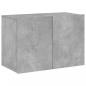 Preview: TV-Wandschrank Betongrau 60x30x41 cm