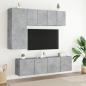 Preview: TV-Wandschrank Betongrau 60x30x41 cm