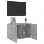 Preview: TV-Wandschrank Betongrau 60x30x41 cm