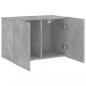 Preview: TV-Wandschrank Betongrau 60x30x41 cm