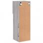 Preview: TV-Schrank mit LED-Leuchten Grau Sonoma 30,5x30x90 cm