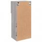 Preview: TV-Schrank mit LED-Leuchten Grau Sonoma 40,5x30x90 cm