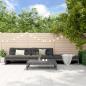 Preview: ARDEBO.de - 4-tlg. Garten-Lounge-Set Grau Massivholz Kiefer